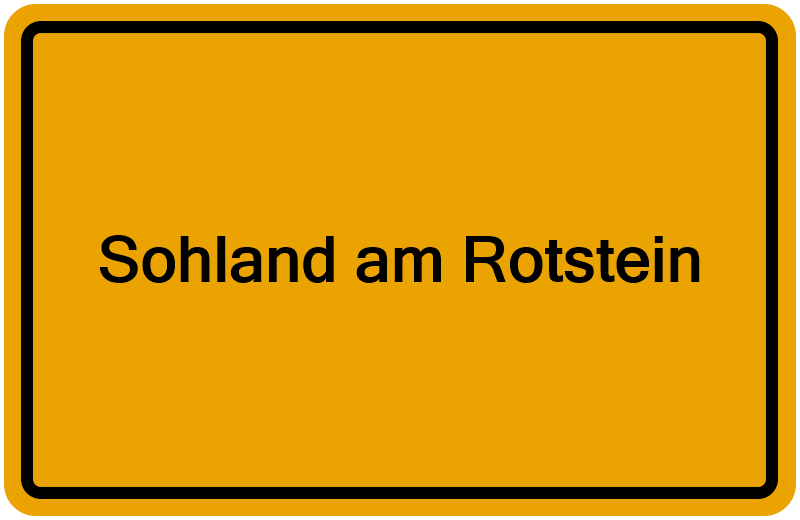 Handelsregisterauszug Sohland am Rotstein